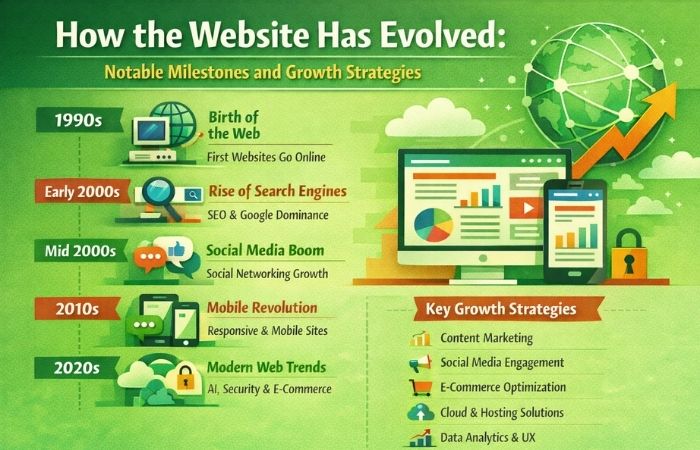 How the Website Has Evolved Notable Milestones and Growth Strategies