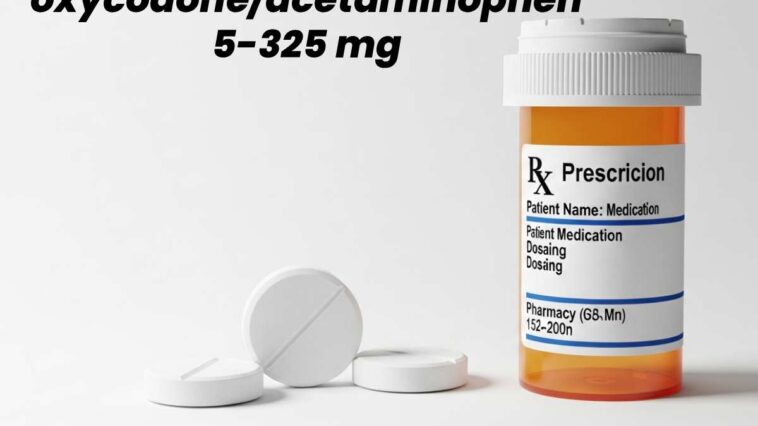 oxycodone/acetaminophen 5-325 mg en español